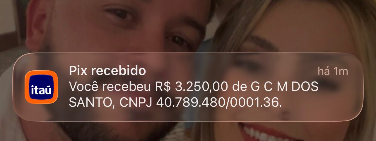 Pix recebido notificação 1